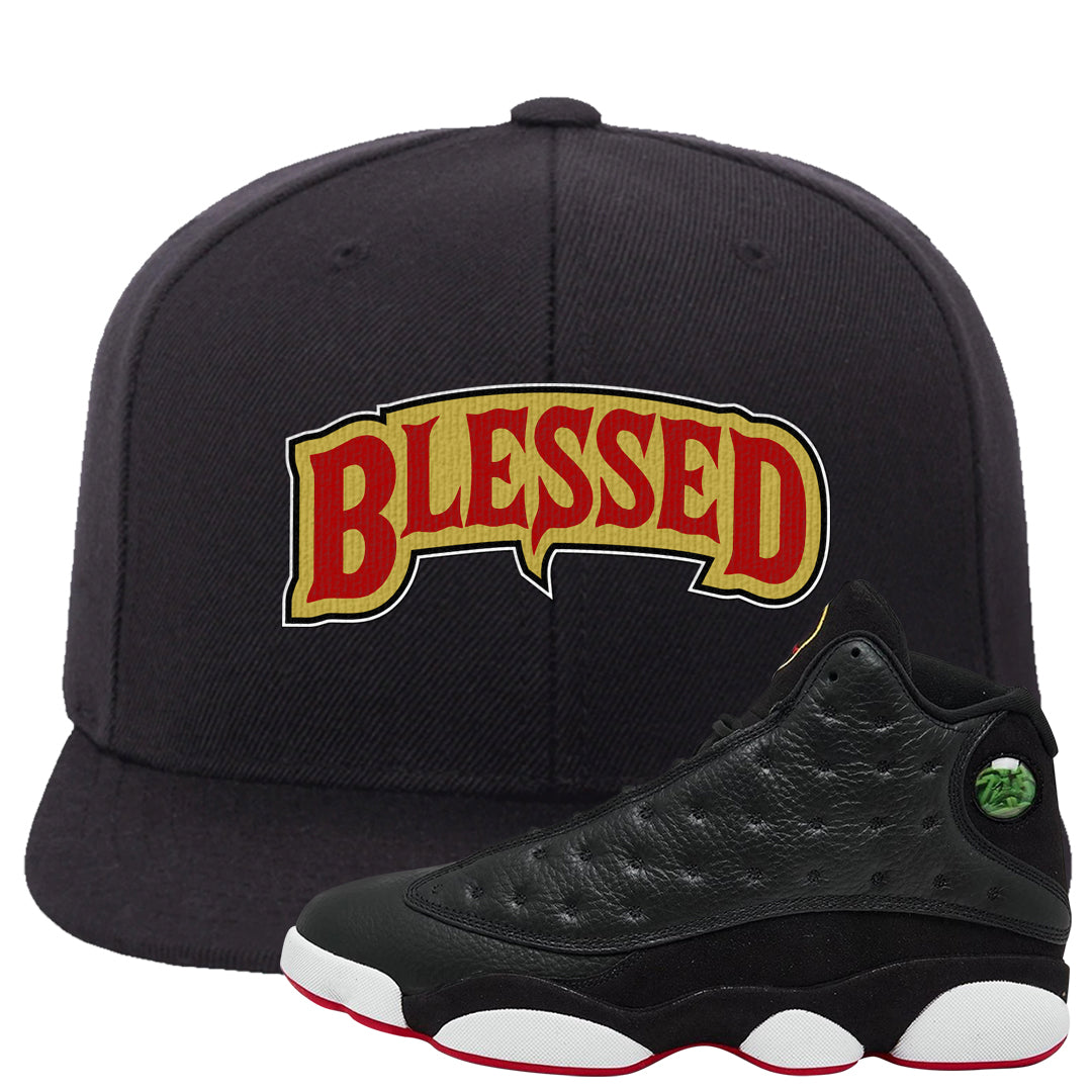 2023 Playoff 13s Snapback Hat | Blessed Arch, Black