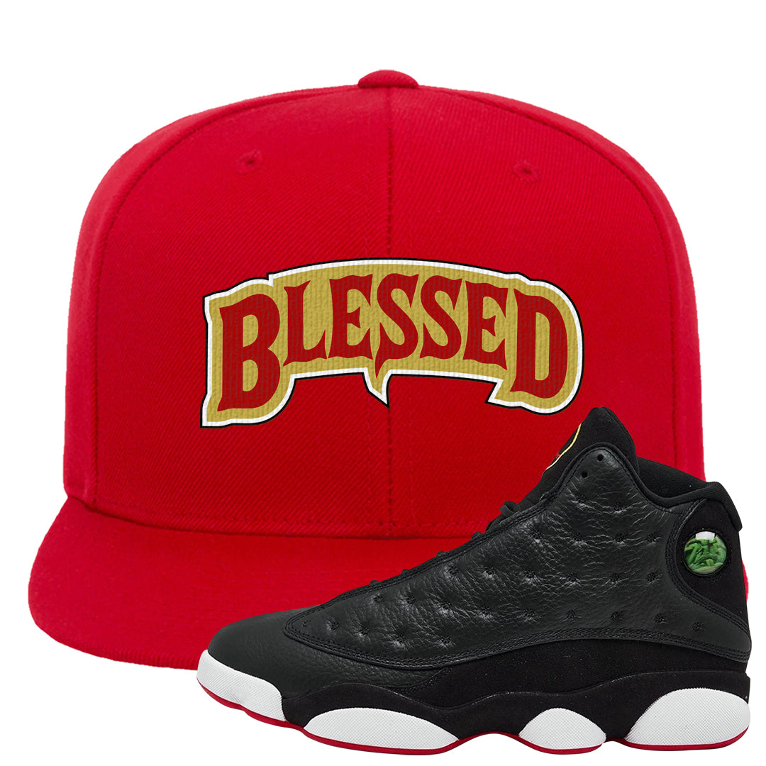 2023 Playoff 13s Snapback Hat | Blessed Arch, Red