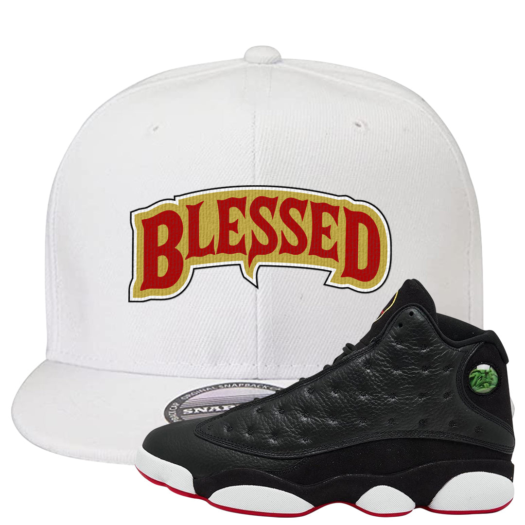 2023 Playoff 13s Snapback Hat | Blessed Arch, White