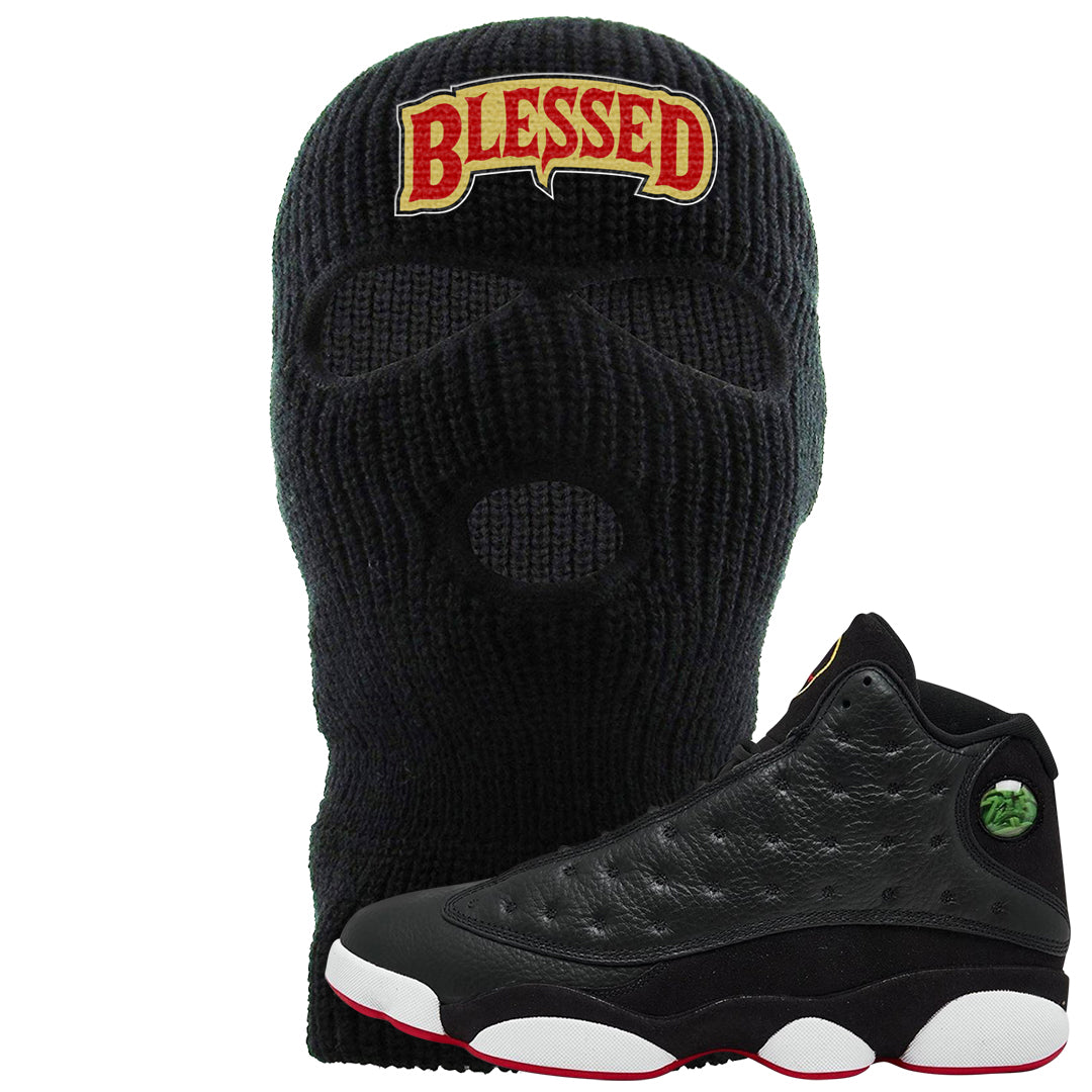 2023 Playoff 13s Ski Mask | Blessed Arch, Black