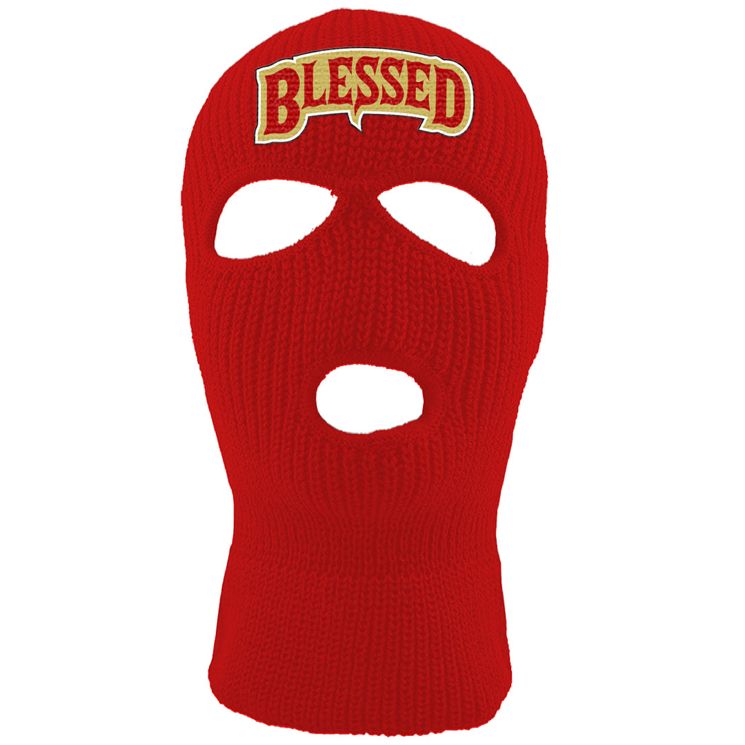 2023 Playoff 13s Ski Mask | Blessed Arch, Red