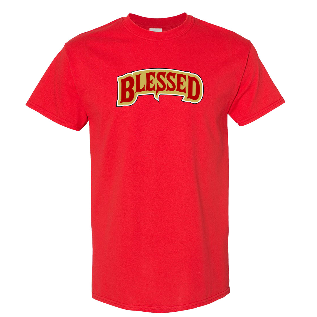 2023 Playoff 13s T Shirt | Blessed Arch, Red