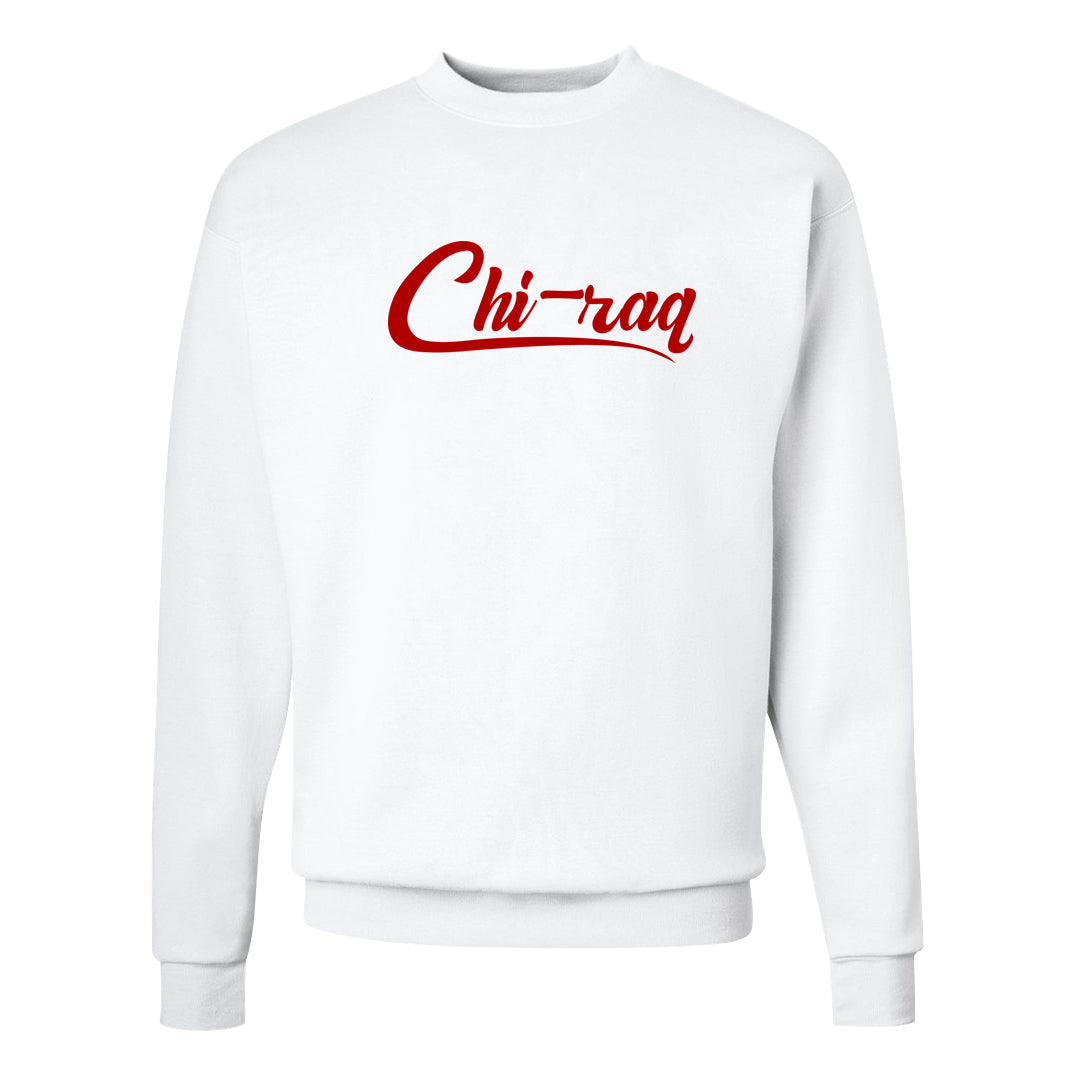 2023 Playoff 13s Crewneck Sweatshirt | Chiraq, White