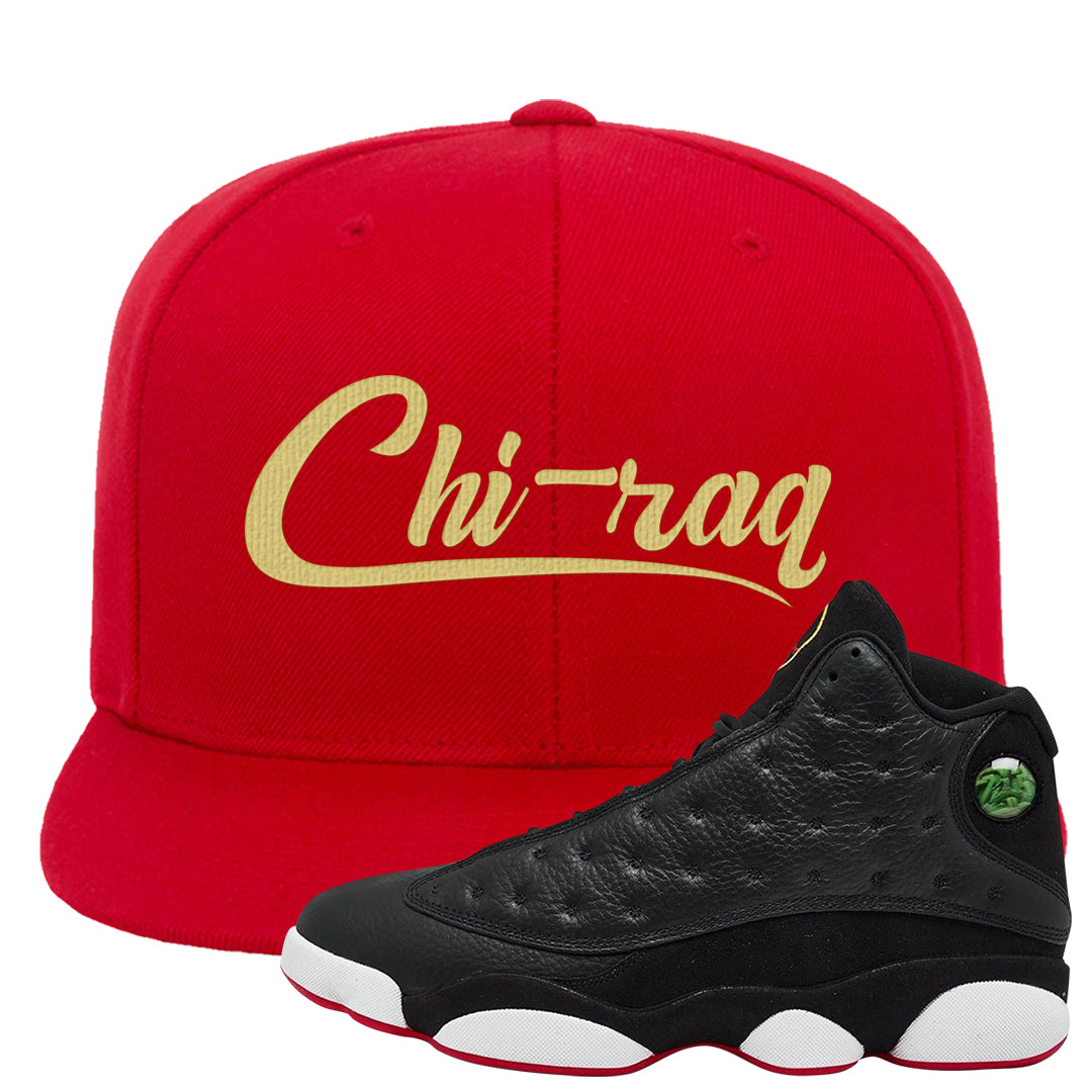 2023 Playoff 13s Snapback Hat | Chiraq, Red