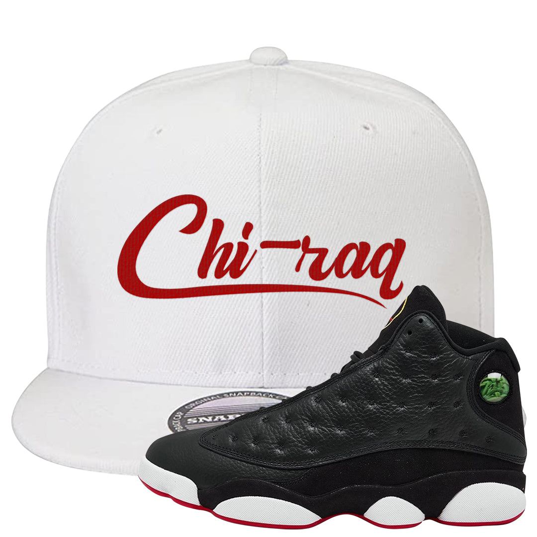 2023 Playoff 13s Snapback Hat | Chiraq, White
