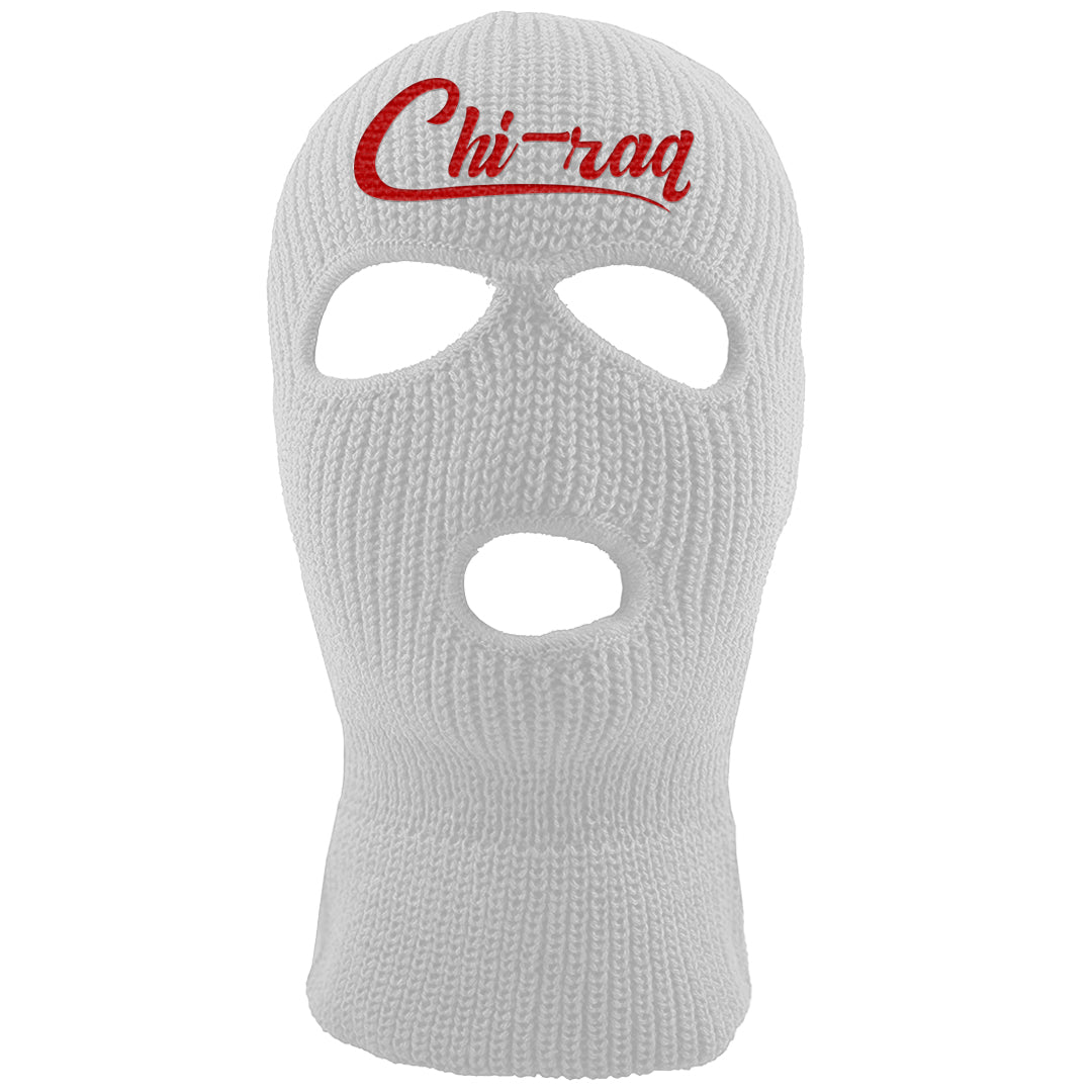 2023 Playoff 13s Ski Mask | Chiraq, White