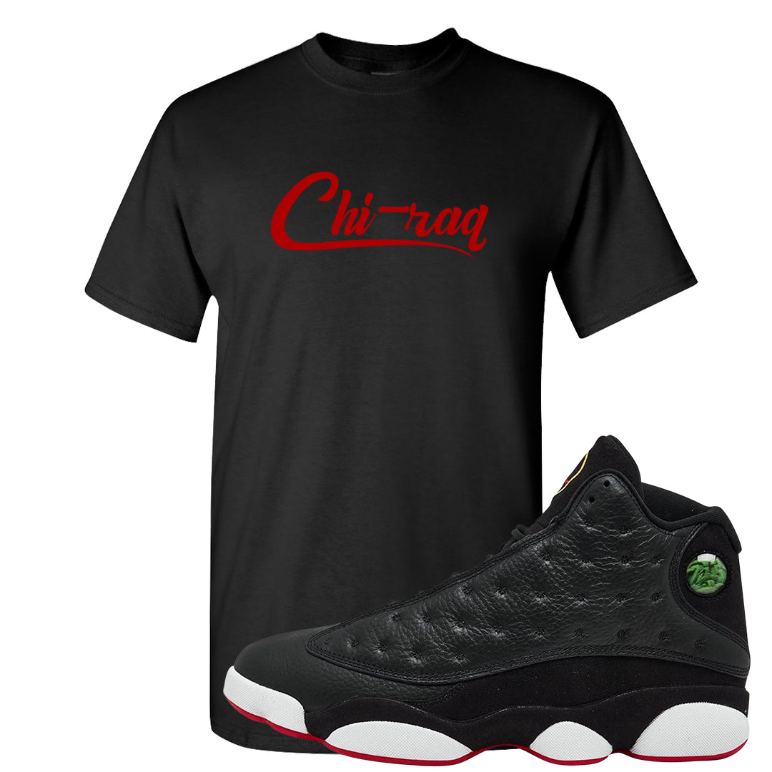 2023 Playoff 13s T Shirt | Chiraq, Black