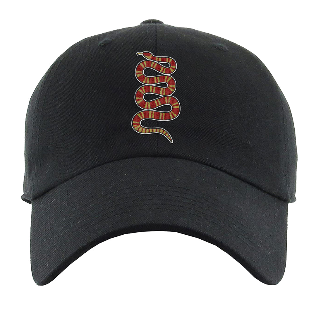 2023 Playoff 13s Dad Hat | Coiled Snake, Black
