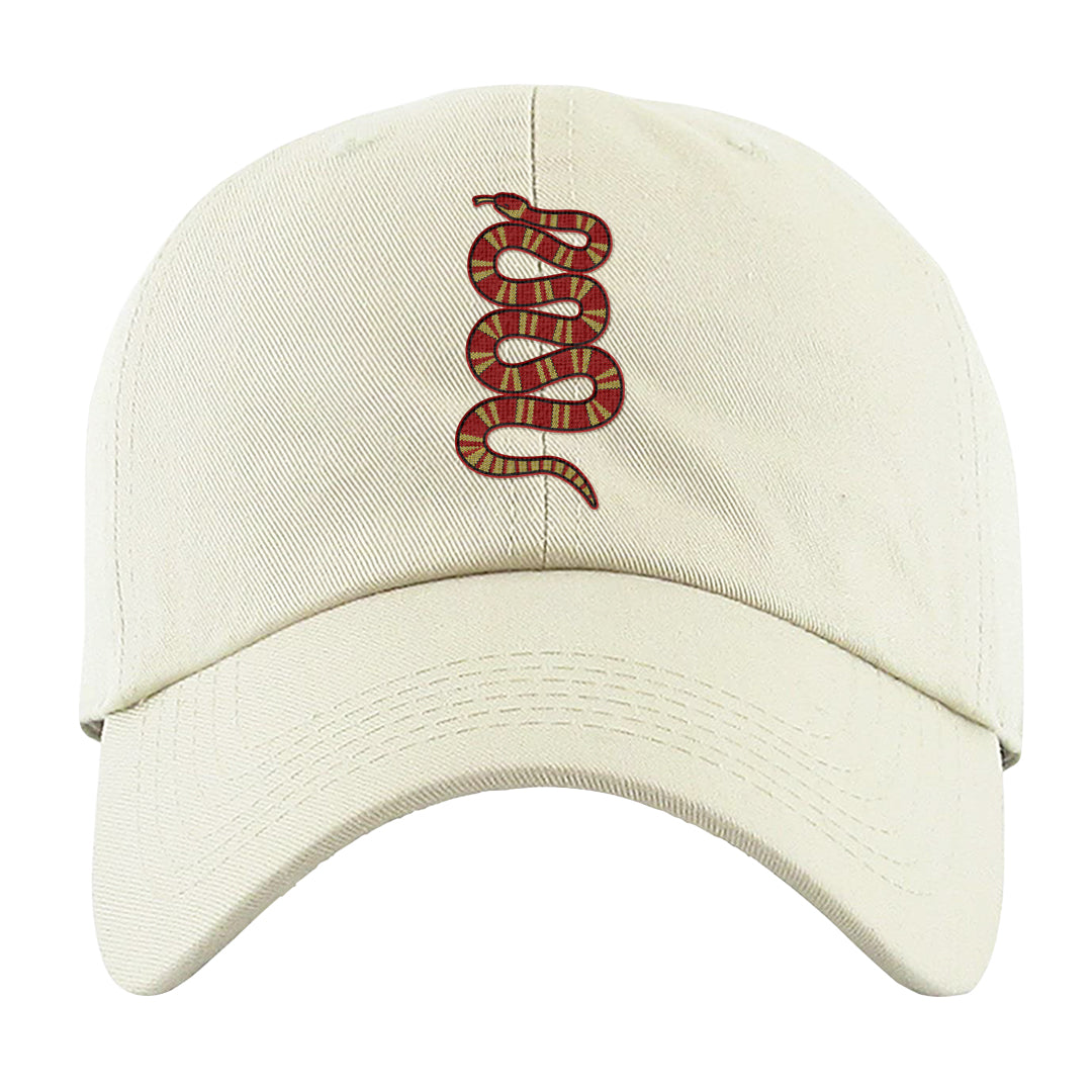 2023 Playoff 13s Dad Hat | Coiled Snake, White