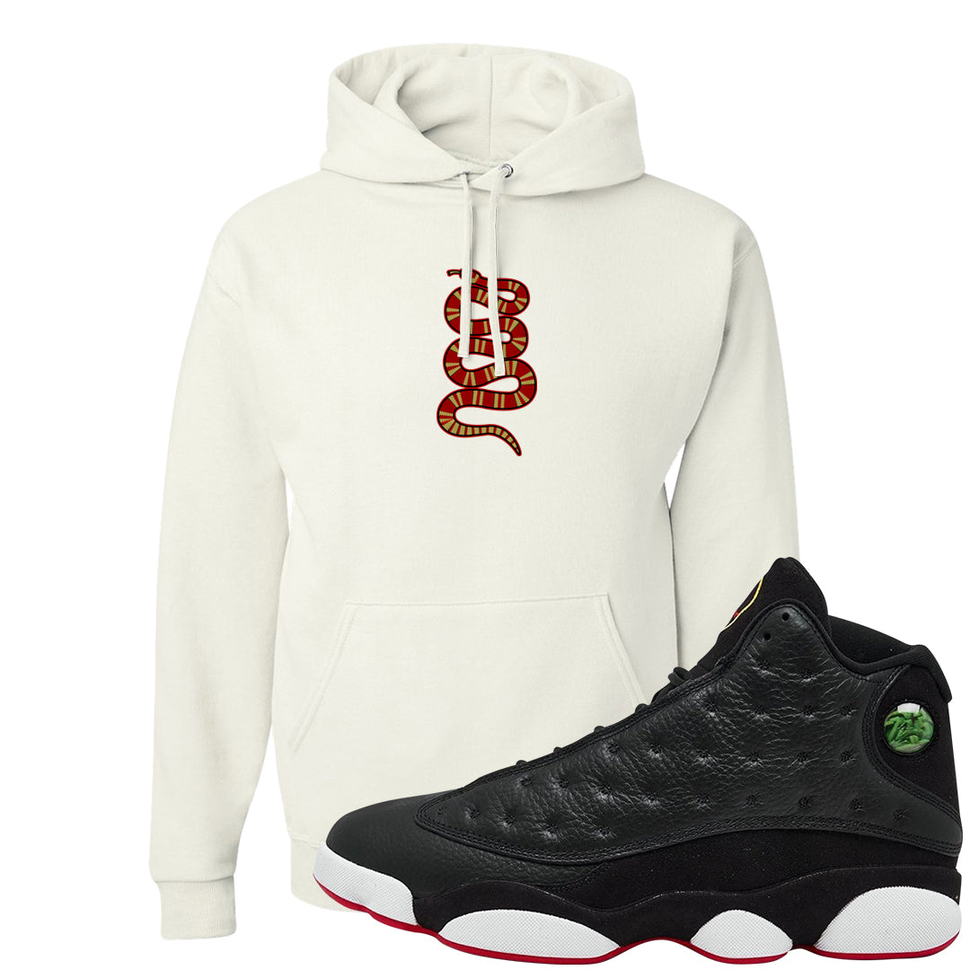 2023 Playoff 13s Hoodie | Coiled Snake, White