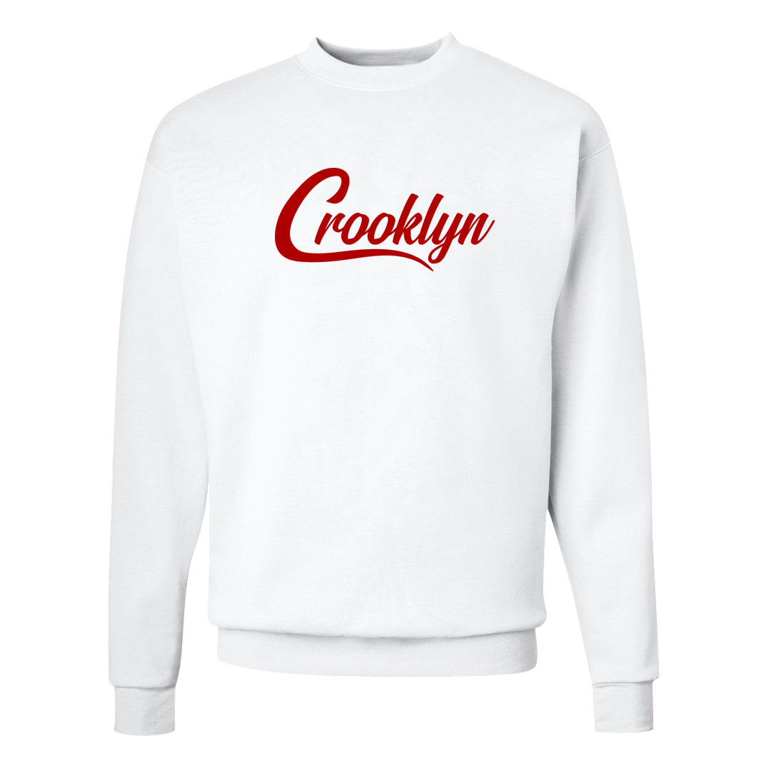 2023 Playoff 13s Crewneck Sweatshirt | Crooklyn, White