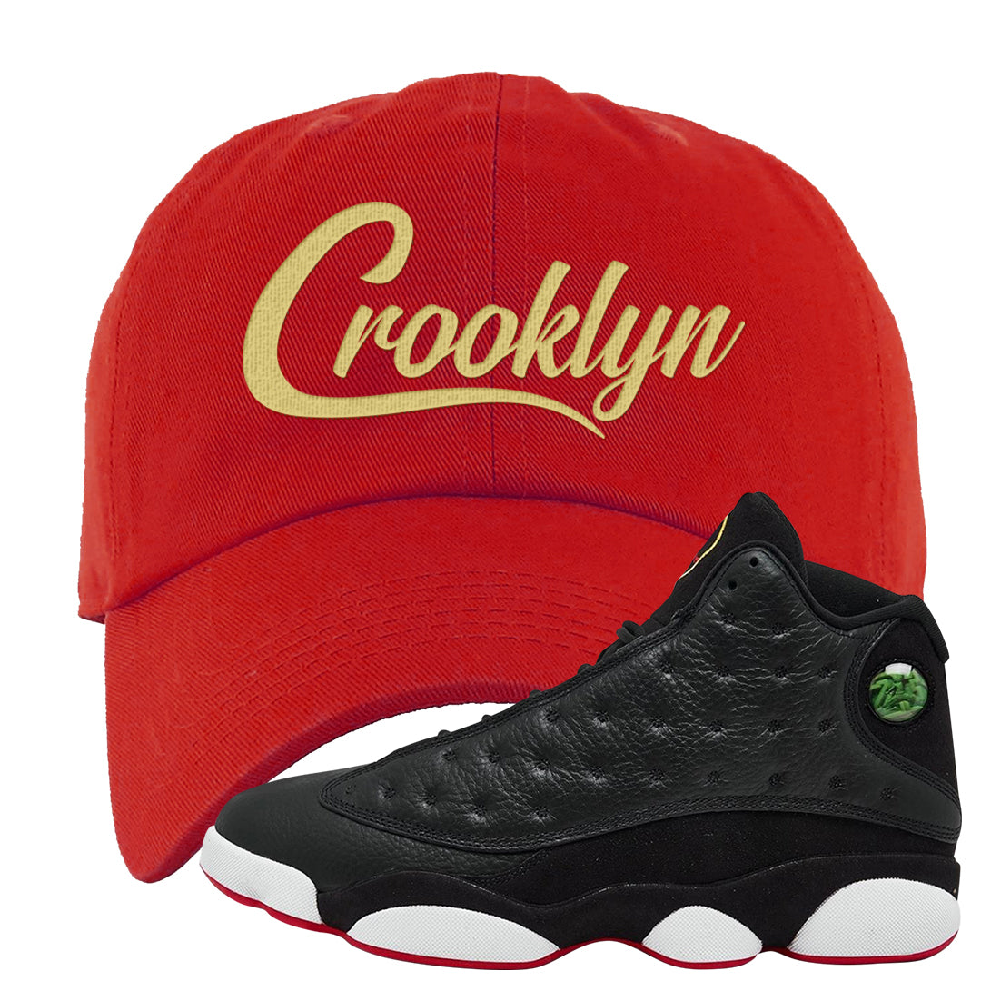 2023 Playoff 13s Dad Hat | Crooklyn, Red