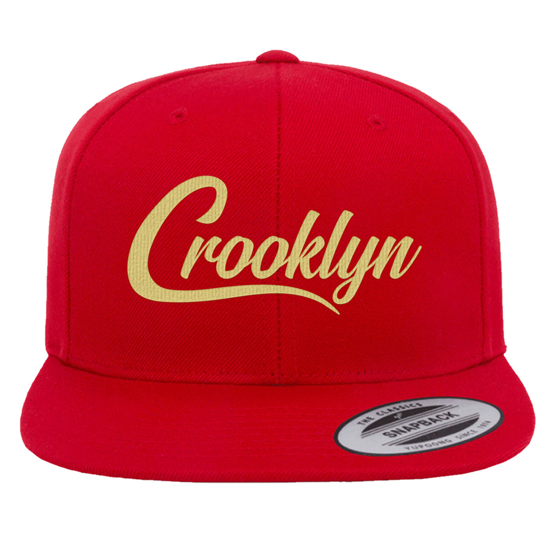 2023 Playoff 13s Snapback Hat | Crooklyn, Red