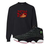 2023 Playoff 13s Crewneck Sweatshirt | Certified Sneakerhead, Black