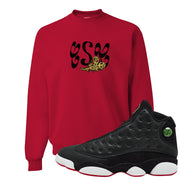 2023 Playoff 13s Crewneck Sweatshirt | Certified Sneakerhead, Red