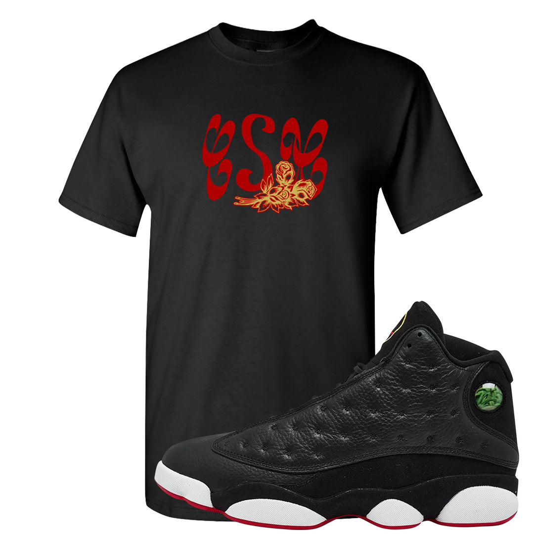 2023 Playoff 13s T Shirt | Certified Sneakerhead, Black