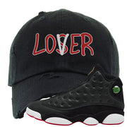 2023 Playoff 13s Distressed Dad Hat | Lover, Black