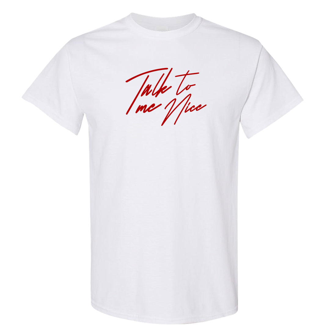 2023 Playoff 13s T Shirt | Talk To Me Nice, White
