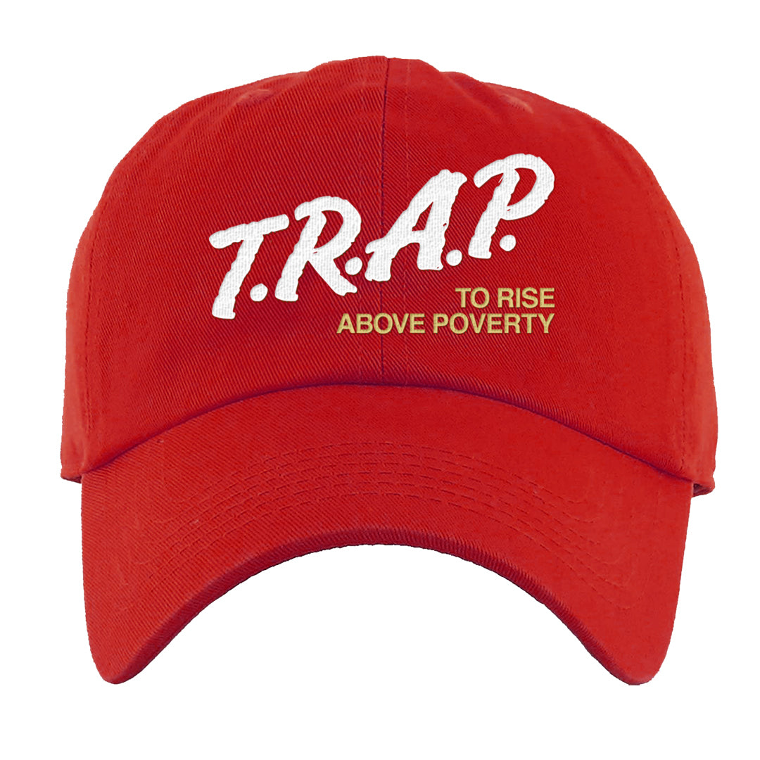 2023 Playoff 13s Dad Hat | Trap To Rise Above Poverty, Red