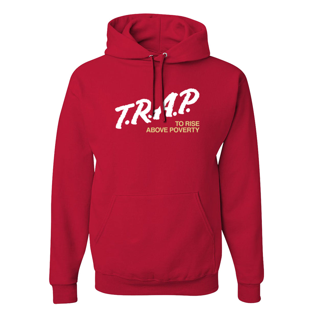 2023 Playoff 13s Hoodie | Trap To Rise Above Poverty, Red