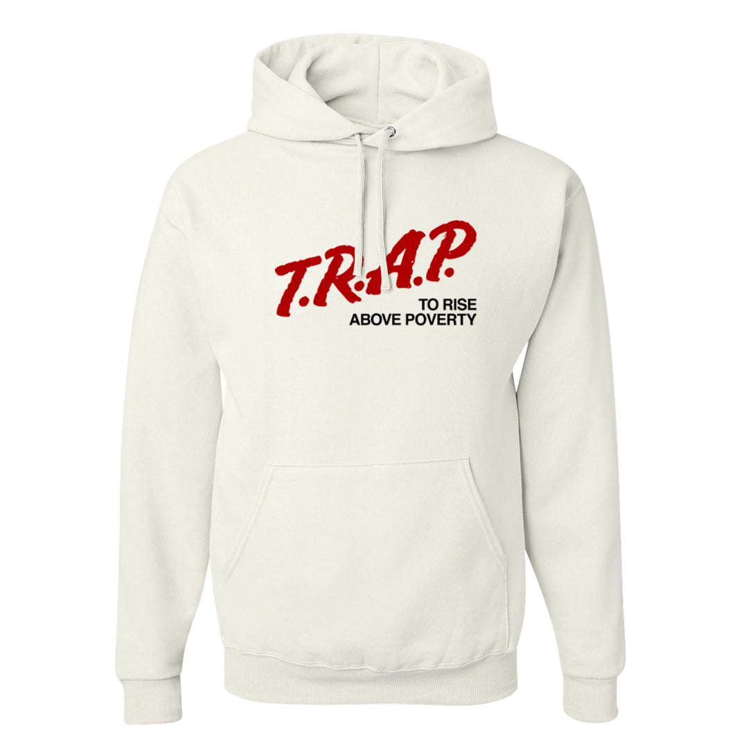 2023 Playoff 13s Hoodie | Trap To Rise Above Poverty, White