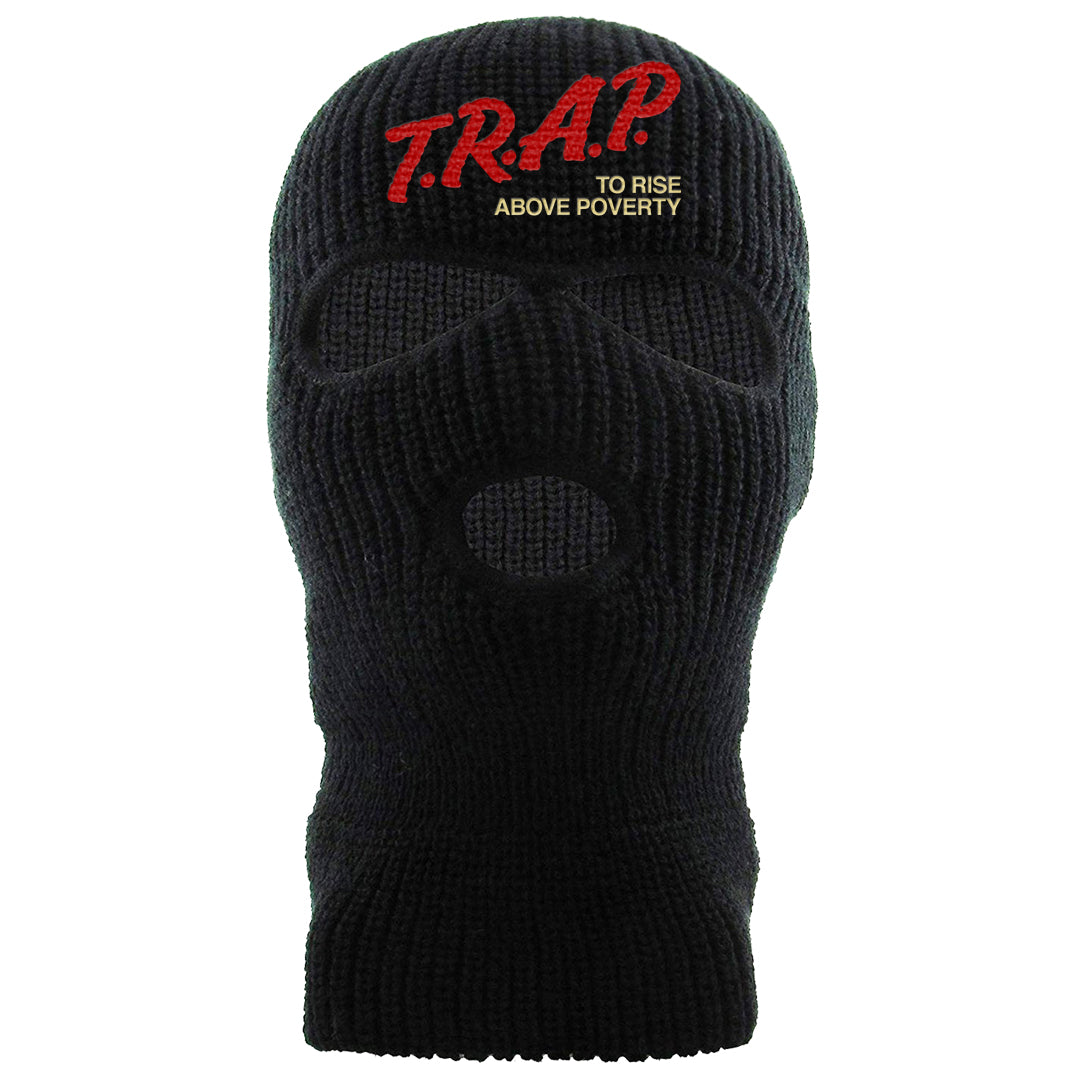 2023 Playoff 13s Ski Mask | Trap To Rise Above Poverty, Black