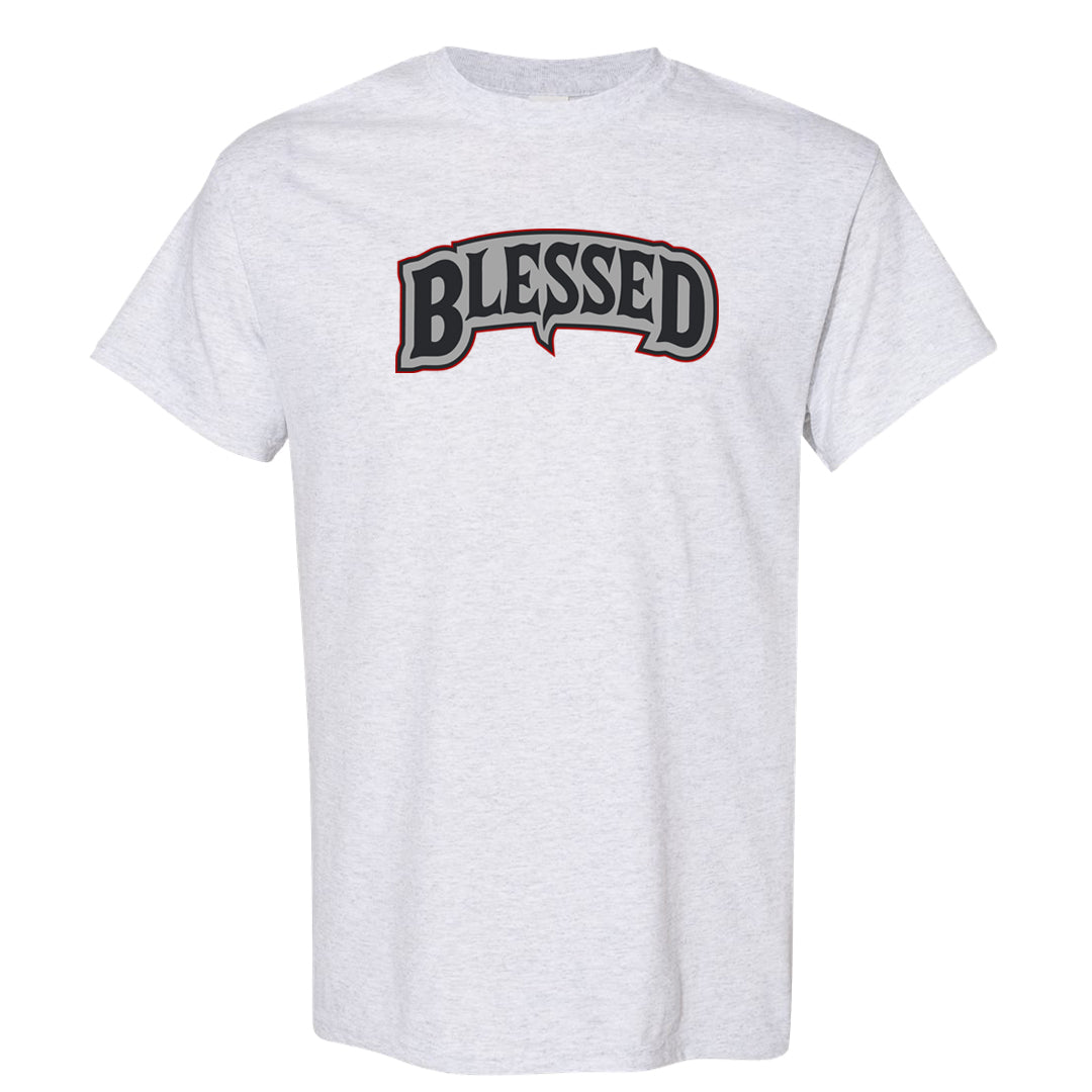 Metallic Silver Low 14s T Shirt | Blessed Arch, Ash