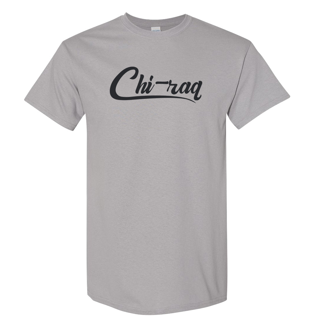 Metallic Silver Low 14s T Shirt | Chiraq, Gravel