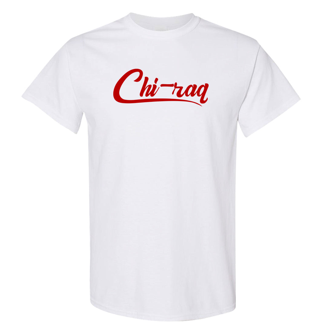 Metallic Silver Low 14s T Shirt | Chiraq, White