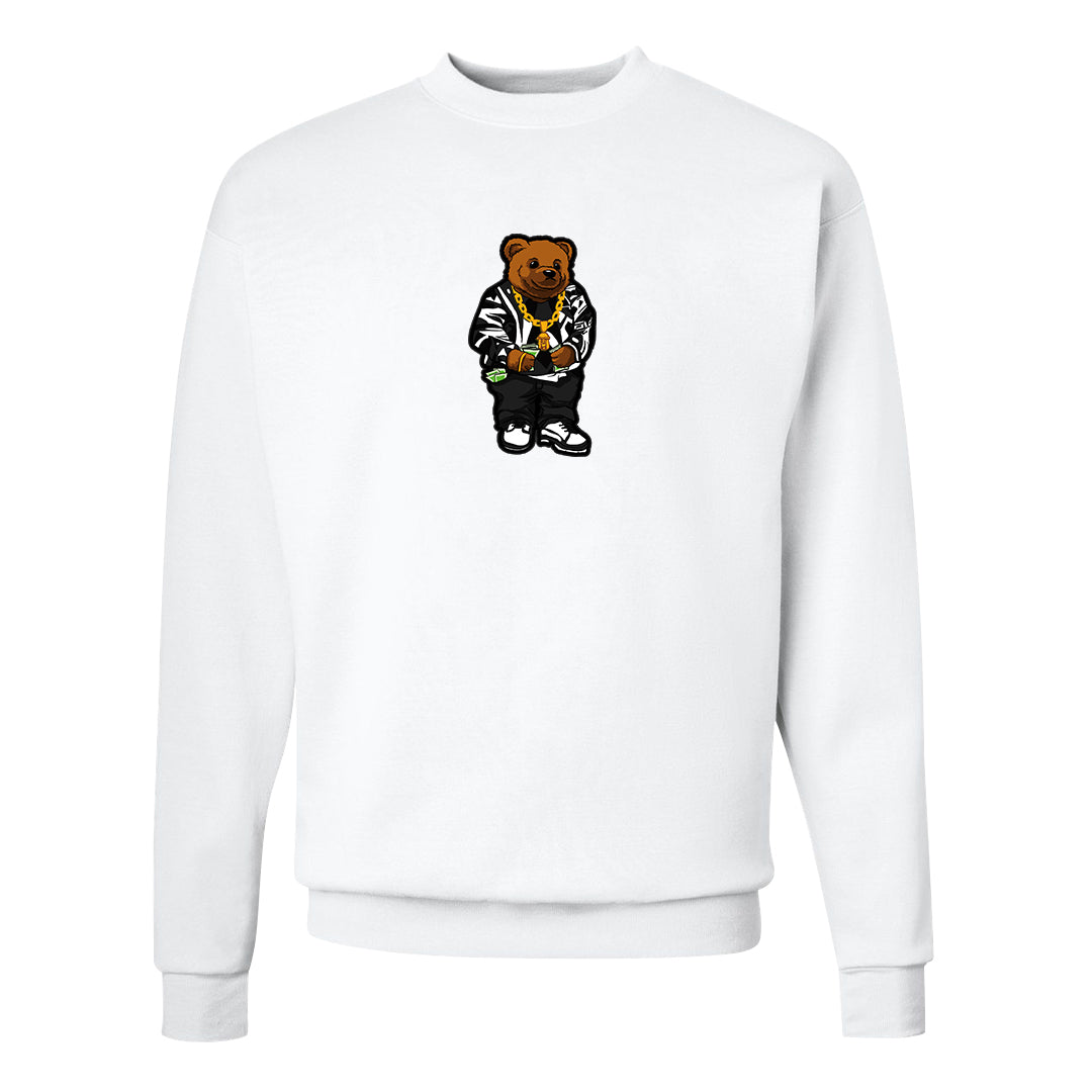 Black White Hi 85 1s Crewneck Sweatshirt | Sweater Bear, White