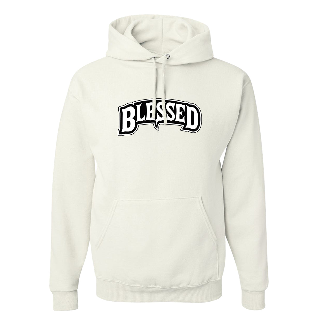 Black White Hi 85 1s Hoodie | Blessed Arch, White