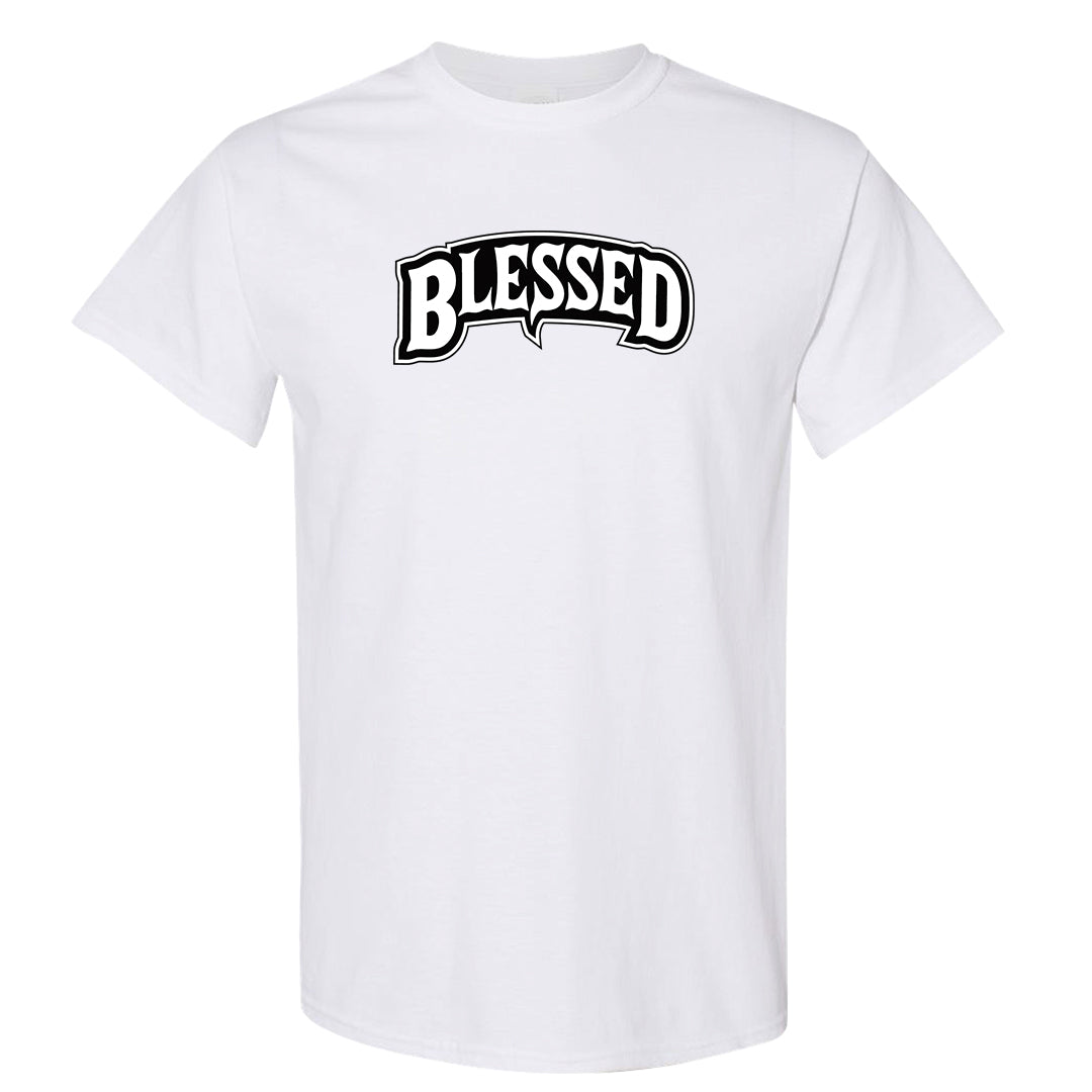 Black White Hi 85 1s T Shirt | Blessed Arch, White