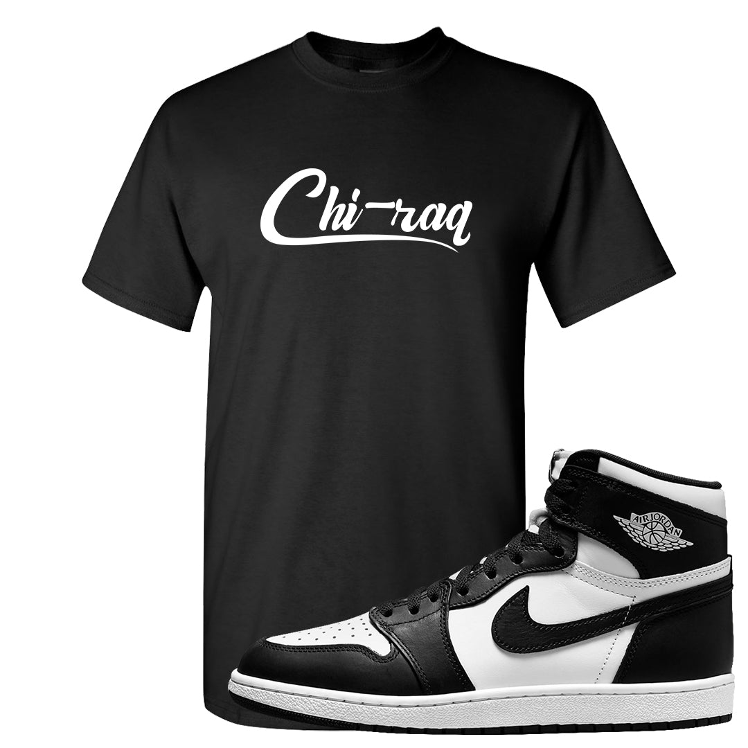 Black White Hi 85 1s T Shirt | Chiraq, Black