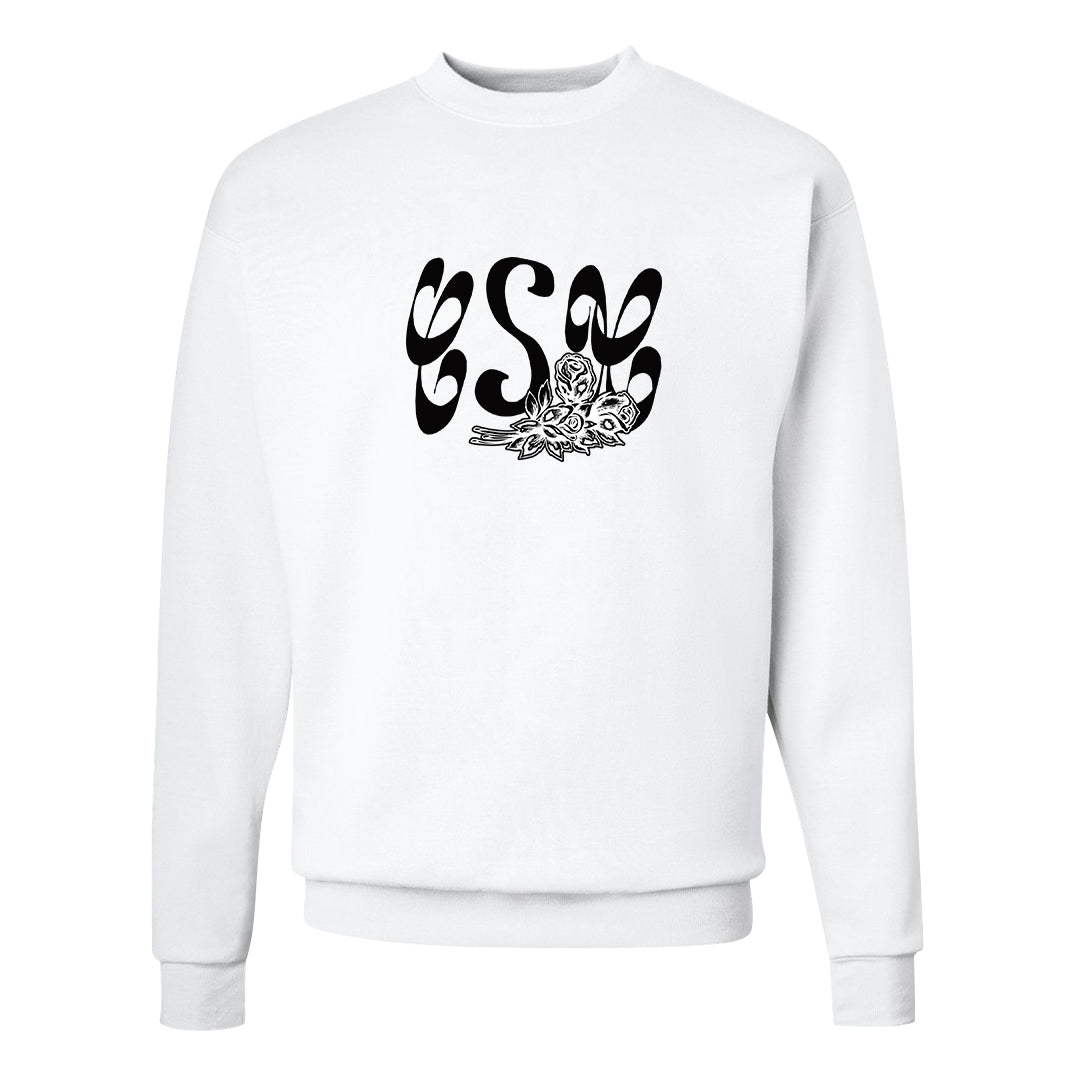 Black White Hi 85 1s Crewneck Sweatshirt | Certified Sneakerhead, White