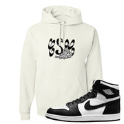 Black White Hi 85 1s Hoodie | Certified Sneakerhead, White