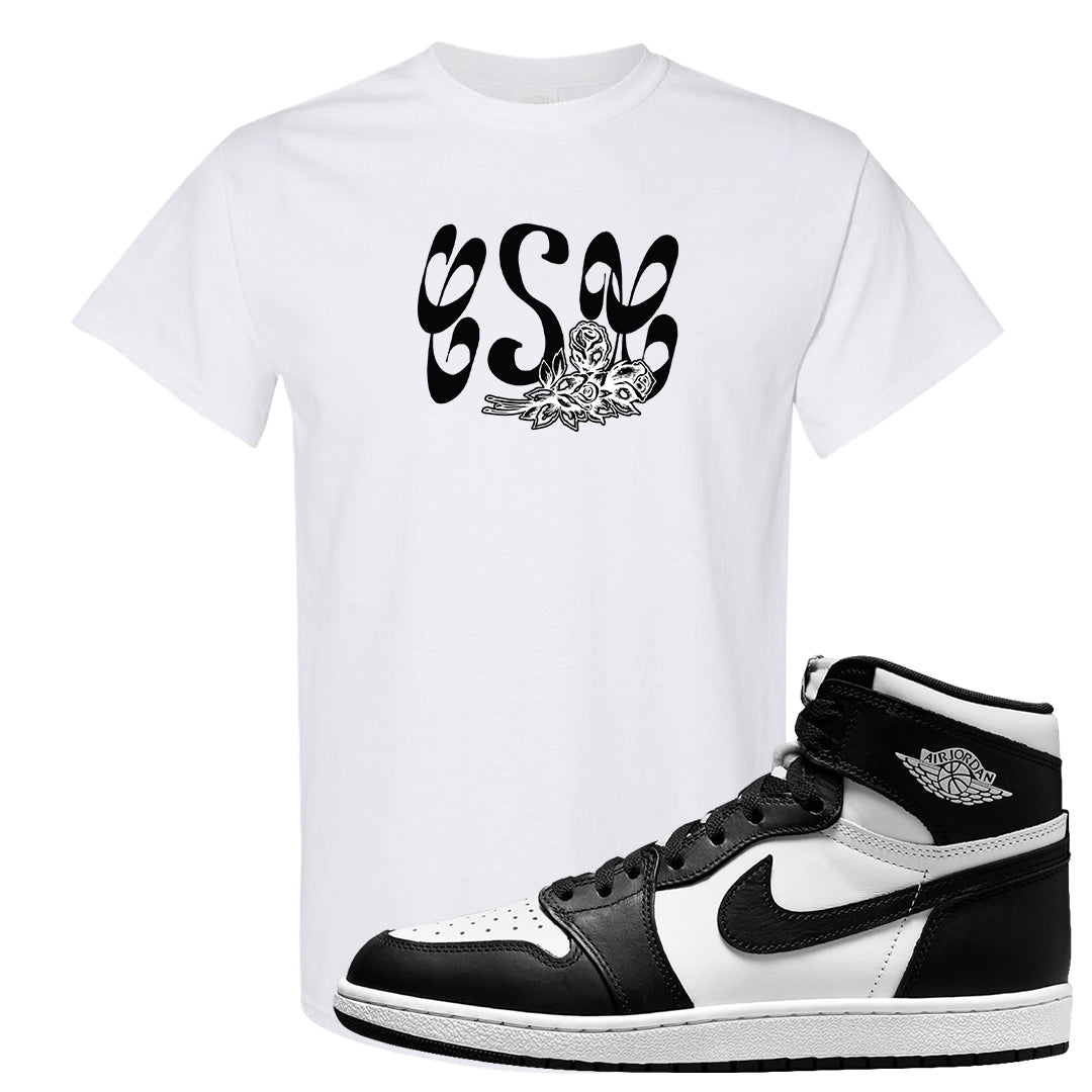 Black White Hi 85 1s T Shirt | Certified Sneakerhead, White