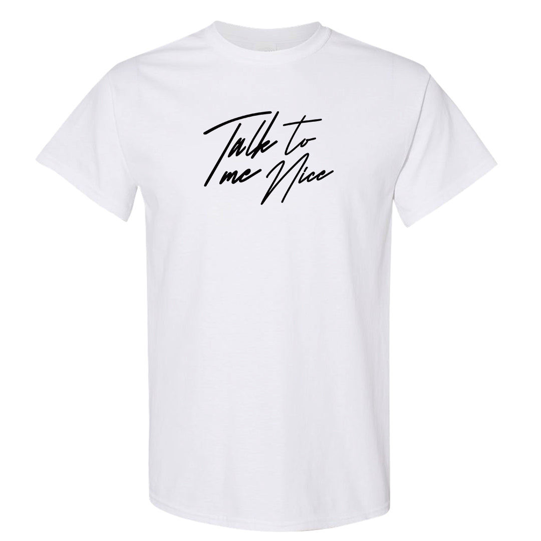Black White Hi 85 1s T Shirt | Talk To Me Nice, White
