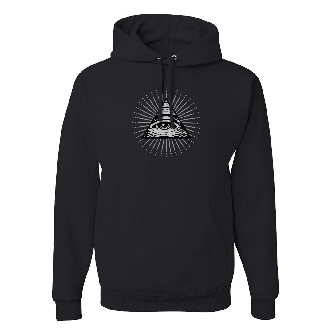 Black Phantom Low 1s Hoodie | All Seeing Eye, Black