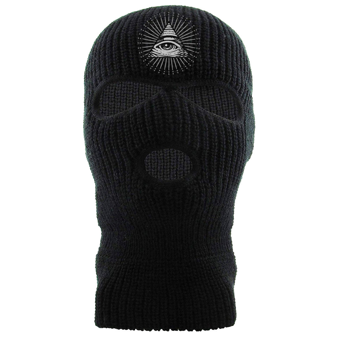 Black Phantom Low 1s Ski Mask | All Seeing Eye, Black