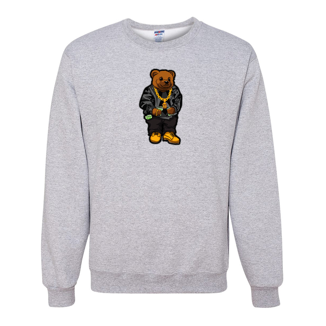 Black Phantom Low 1s Crewneck Sweatshirt | Sweater Bear, Ash