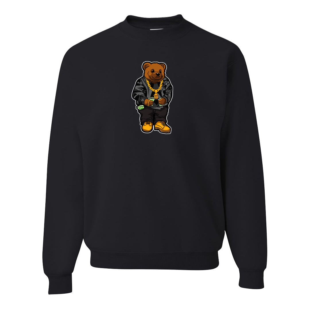 Black Phantom Low 1s Crewneck Sweatshirt | Sweater Bear, Black