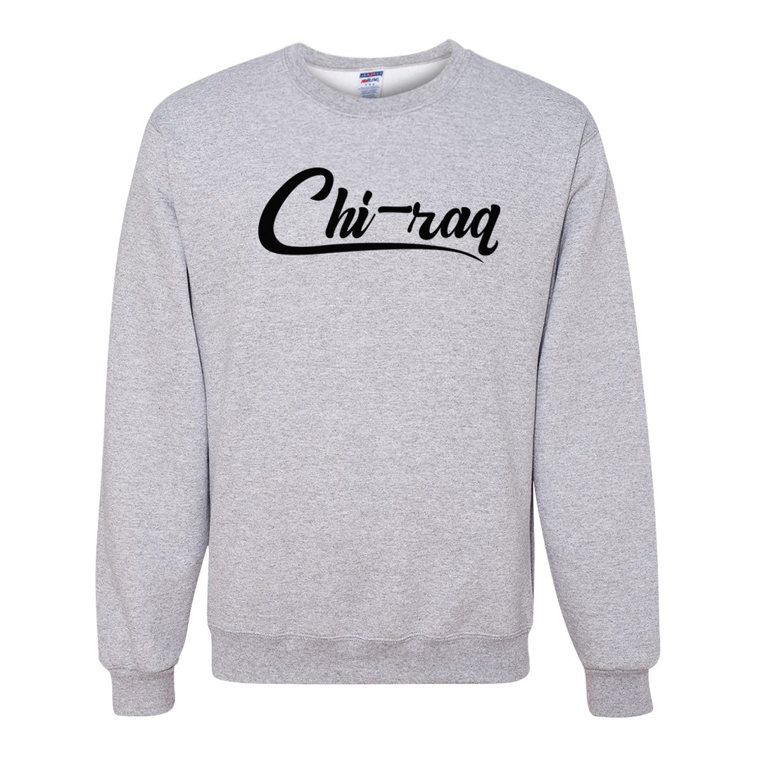 Black Phantom Low 1s Crewneck Sweatshirt | Chiraq, Ash