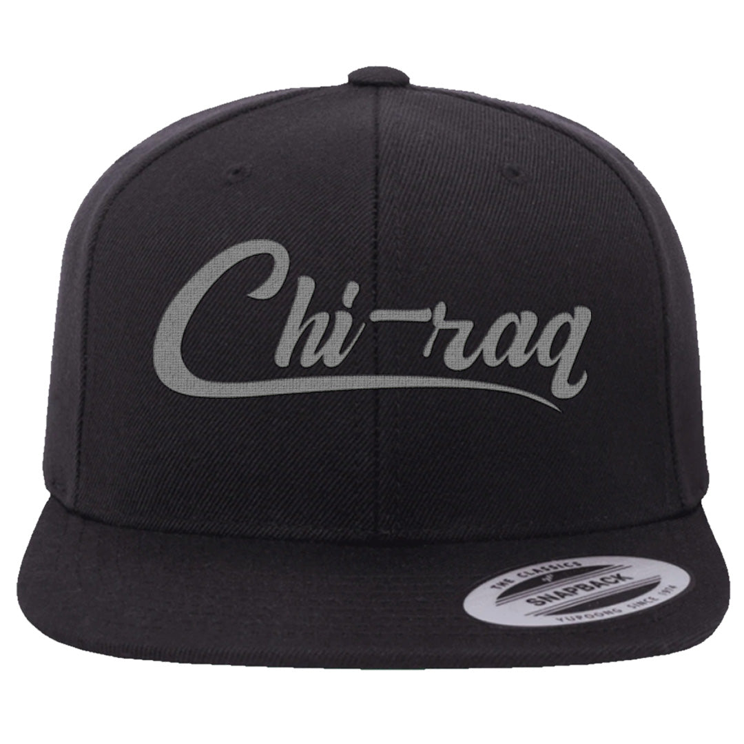 Black Phantom Low 1s Snapback Hat | Chiraq, Black