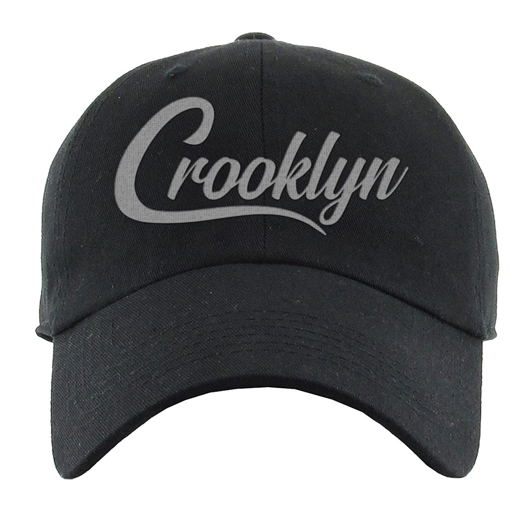 Black Phantom Low 1s Dad Hat | Crooklyn, Black