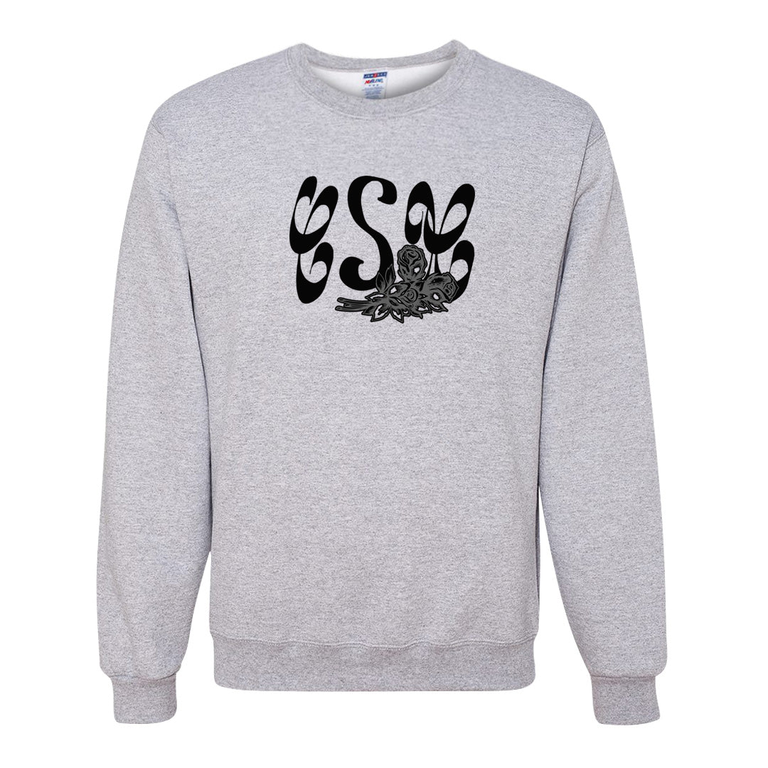 Black Phantom Low 1s Crewneck Sweatshirt | Certified Sneakerhead, Ash