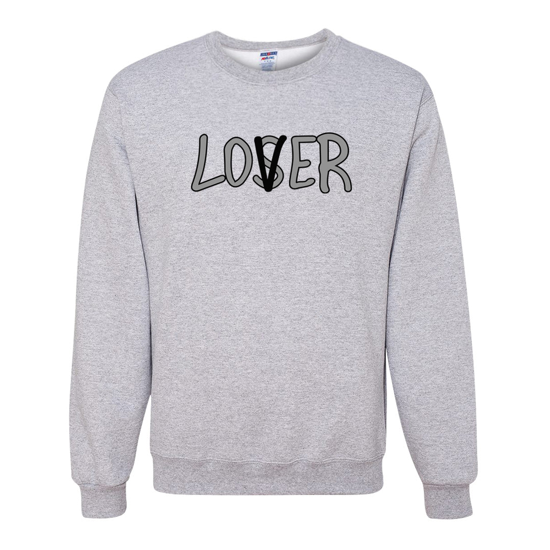 Black Phantom Low 1s Crewneck Sweatshirt | Lover, Ash