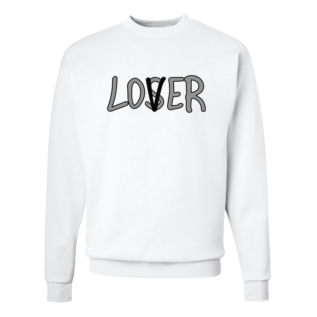 Black Phantom Low 1s Crewneck Sweatshirt | Lover, White