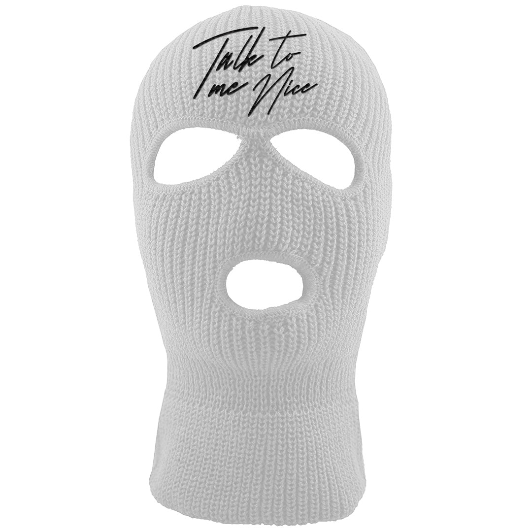 Black Phantom Low 1s Ski Mask | Talk To Me Nice, White