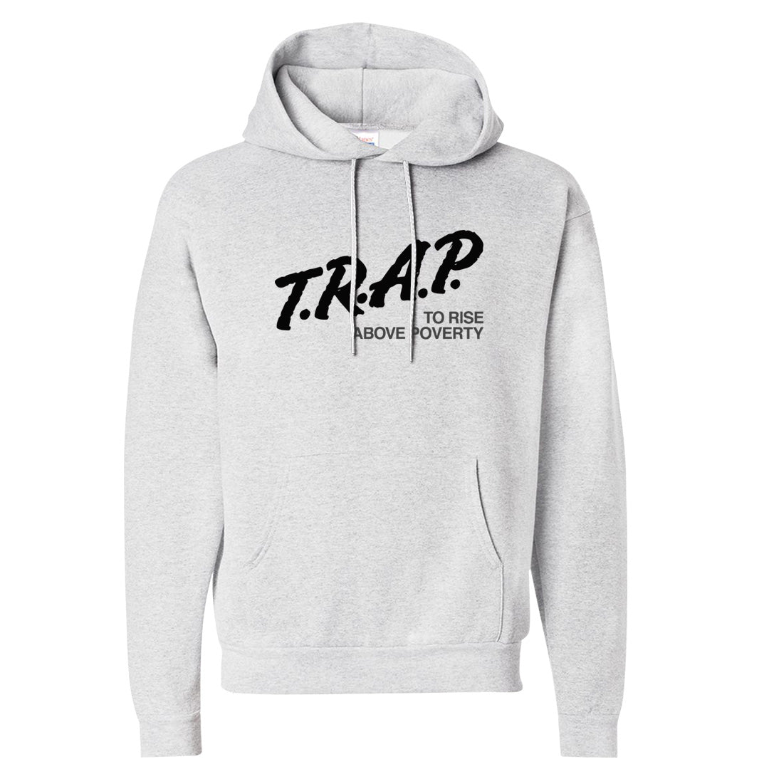 Black Phantom Low 1s Hoodie | Trap To Rise Above Poverty, Ash