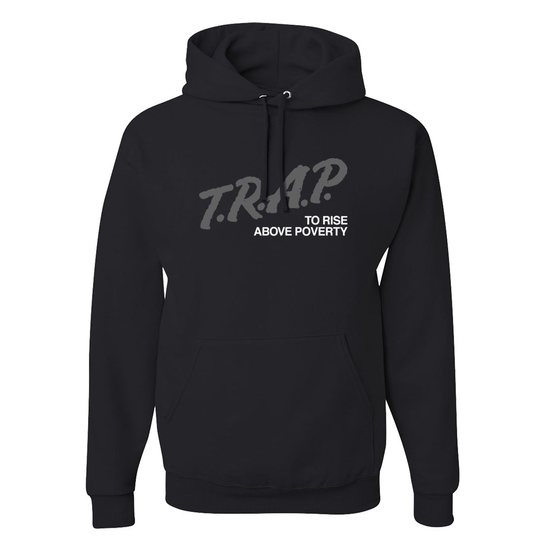 Black Phantom Low 1s Hoodie | Trap To Rise Above Poverty, Black